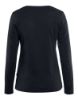 Afbeeldingen van BLÅKLÄDER T-shirt dames met lange mouwen 3301 donker marineblauw S