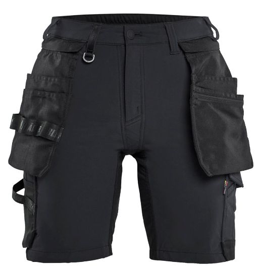 Afbeeldingen van BLÅKLÄDER Short dames met 4-weg stretch 7124 zwart C40