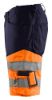 Afbeeldingen van BLÅKLÄDER Short met stretch 1541 marineblauw/High Vis oranje C48