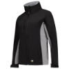 Afbeeldingen van TRICORP Softshell bi-colour dames 402008 zwart/grijs XS