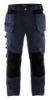 Afbeeldingen van BLÅKLÄDER Werkbroek met spijkerzakken 1555 donker marineblauw/zwart C150