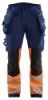 Afbeeldingen van BLÅKLÄDER Werkbroek met 4-weg stretch 1125 marineblauw/High Vis oranje C48
