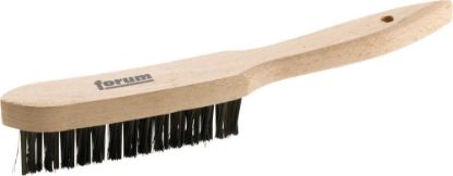 Afbeeldingen van FORUM Lasnaadborstel staaldraad glad 3-rijen