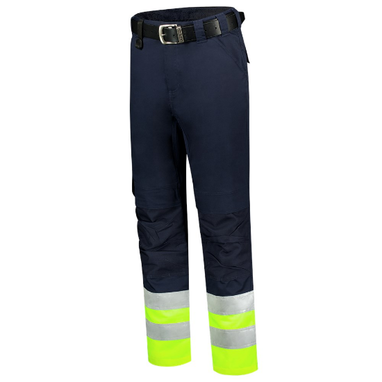 Afbeeldingen van TRICORP Werkbroek High Vis 503012 inkt/fluor geel 58