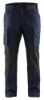 Afbeeldingen van BLÅKLÄDER Werkbroek service met stretch 1459 donker marineblauw/zwart C50