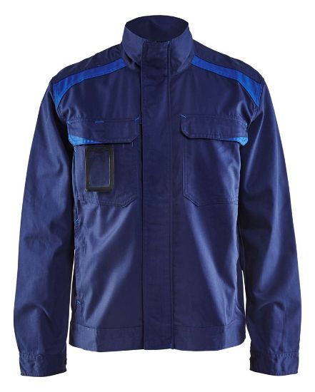 Afbeeldingen van BLÅKLÄDER Jack industrie ongevoerd 4054 marineblauw/korenblauw M