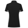 Afbeeldingen van TRICORP Poloshirt bi-colour dames 202003 zwart/grijs XS