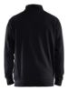 Afbeeldingen van BLÅKLÄDER Sweater bi-colour met halve rits 3353 zwart/High Vis geel L