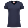 Afbeeldingen van TRICORP T-shirt V-hals Slim-Fit dames 101008 inkt 2XL