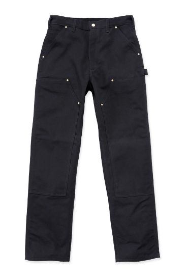 Afbeeldingen van CARHARTT Werkbroek dubbele voorkant heren B01 106679 zwart W46/L32
