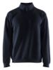 Afbeeldingen van BLÅKLÄDER Sweatshirt met halve rits 3587 donker marineblauw M