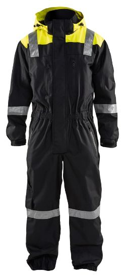 Afbeeldingen van BLÅKLÄDER Shell overall 6786 zwart/High Vis geel C60