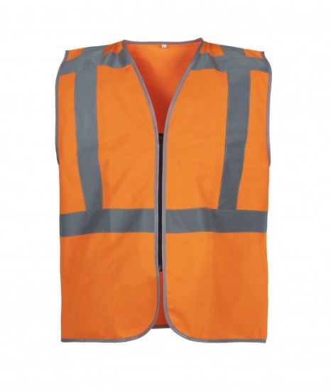 Afbeeldingen van HYDROWEAR Verkeersvest RWS Mexico fluor oranje 2XL