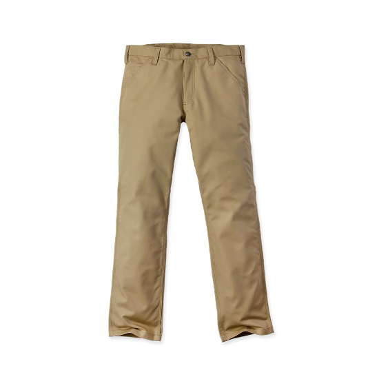 Afbeeldingen van CARHARTT Canvas broek rugged stretch 103109 dark khaki W38/L32