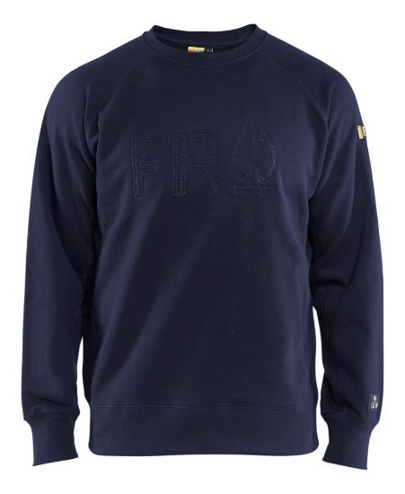 Afbeeldingen van BLÅKLÄDER Sweatshirt vlamvertragend 3477 marineblauw S