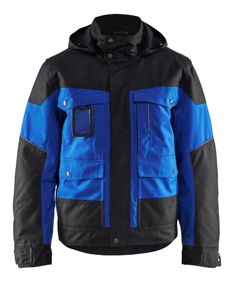 Afbeeldingen van BLÅKLÄDER Winterjas 4886 korenblauw/zwart M