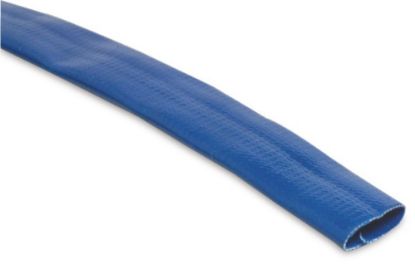 Afbeeldingen van Plat oprolbare slang PVC blauw 102MM 5bar