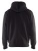Afbeeldingen van BLÅKLÄDER Hoodie met rits 3366 zwart XS