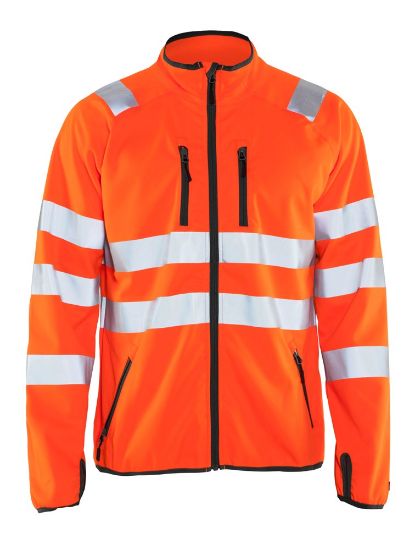 Afbeeldingen van BLÅKLÄDER Softshell jack 4906 High Vis oranje XL