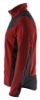 Afbeeldingen van BLÅKLÄDER Gebreid vest met softshell 5942 gebrand rood/zwart L