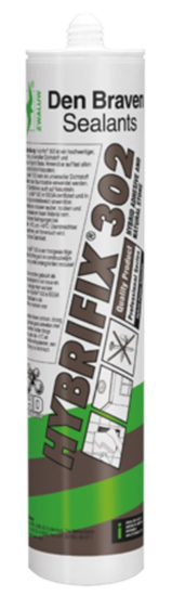Afbeeldingen van ZWALUW Hybride kit Hybrifix 302 Adhesive & Natural Stone wit 600ML