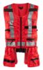 Afbeeldingen van BLÅKLÄDER Werkvest 3032 High Vis rood 2XL