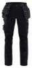Afbeeldingen van BLÅKLÄDER Werkbroek dames met stretch 7130 zwart/zwart C48
