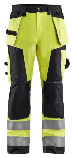 Afbeeldingen van BLÅKLÄDER Werkbroek 1568 High Vis geel/zwart C62