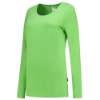 Afbeeldingen van TRICORP T-shirt met lange mouwen dames 101010 limoen S