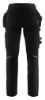Afbeeldingen van BLÅKLÄDER Werkbroek dames met stretch 7130 zwart/zwart C48