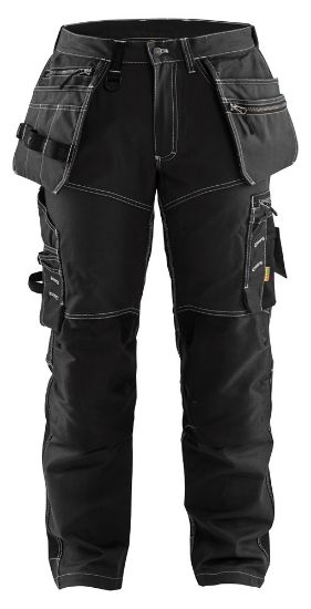 Afbeeldingen van BLÅKLÄDER Werkbroek met stretch 1790 zwart D100