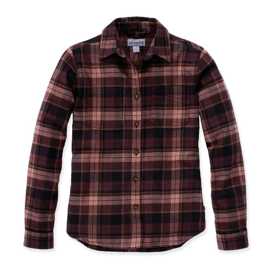 Afbeeldingen van CARHARTT Overhemd Hamilton flannel dames 103226 port XS