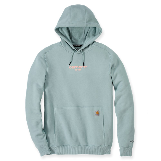 Afbeeldingen van CARHARTT Sweatshirt met grafische print 105569 blue surf XL