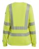 Afbeeldingen van BLÅKLÄDER T-shirt Multinorm dames met lange mouwen 3469 High Vis geel M