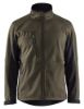 Afbeeldingen van BLÅKLÄDER Softshell jack 4950 groen/zwart 2XL