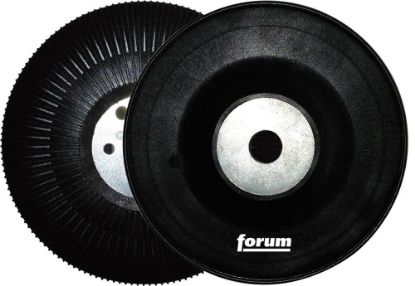 Afbeeldingen van FORUM Rubber steunschijf met koelribben M14 115MM