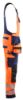 Afbeeldingen van BLÅKLÄDER Bretelbroek met 4-weg stretch 2626 High Vis oranje/marineblauw D88