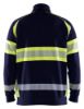 Afbeeldingen van BLÅKLÄDER Sweater 3553 marineblauw/High Vis geel XS