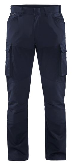 Afbeeldingen van BLÅKLÄDER Werkbroek service met stretch 1457 donker marineblauw D112