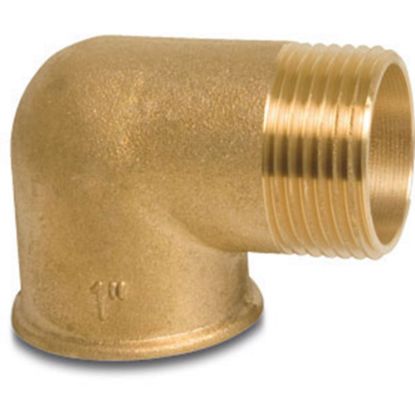 Afbeeldingen van PROFEC Knie 90° nr.92 messing 1.¼" binnendraad/buitendraad 30bar