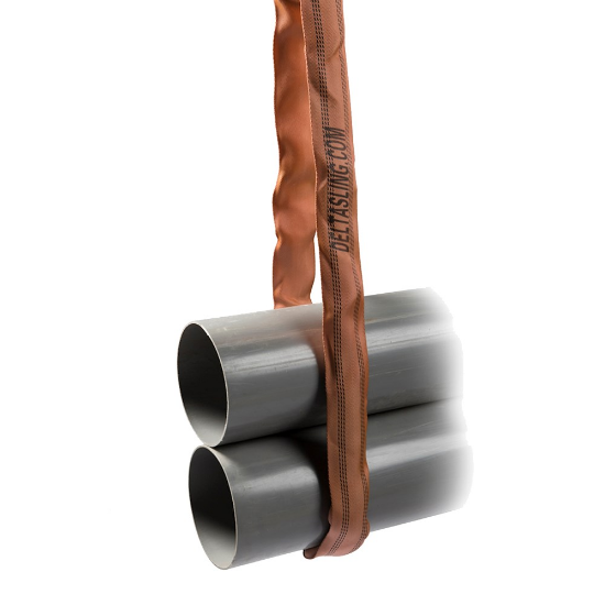 Afbeeldingen van Rondstrop bruin 6T 16M omtrek 8M werklengte