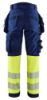 Afbeeldingen van BLÅKLÄDER Softshell werkbroek dames 7114 marineblauw/High Vis geel C32
