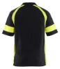 Afbeeldingen van BLÅKLÄDER Poloshirt Visible 3528 zwart/High Vis geel S