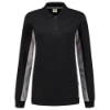 Afbeeldingen van TRICORP Polosweater bi-colour dames 302002 zwart/grijs L