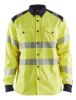 Afbeeldingen van BLÅKLÄDER Overhemd Multinorm 3239 High Vis geel/marineblauw M