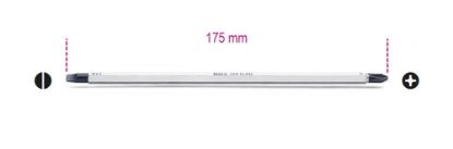 Afbeeldingen van BETA Schroevendraaier kling sleuf & PH0 1281LPH/1