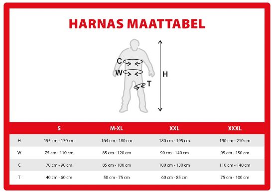 Afbeeldingen van ELLERsafe Harnasgordel fluorescerend P-10R-HV