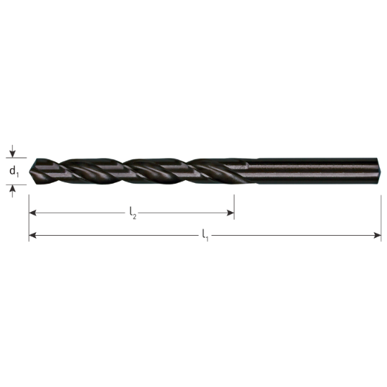 Afbeeldingen van ROTEC Metaalboor HSS-R DIN338 type N 2,9MM 2x