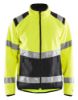Afbeeldingen van BLÅKLÄDER Softshell jack 4877 High Vis geel/zwart XL