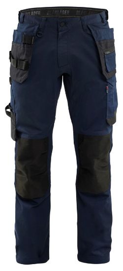 Afbeeldingen van BLÅKLÄDER Werkbroek met 2-weg stretch 1750 donker marineblauw D96